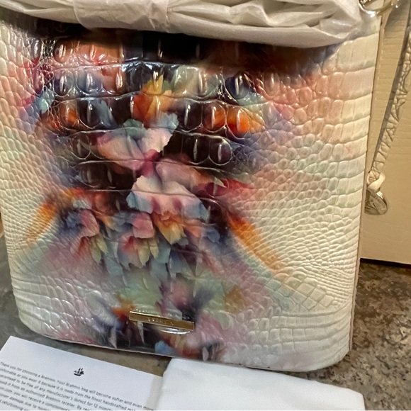 🌈NWT!!! RARE FIND!! Brahmin SOLD OUT Prism Ombré Katie Crossbody - Picture 11 of 16